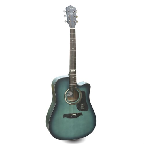 Đàn Guitar Acoustic Mantic GT-1DCGR Xanh Ngọc